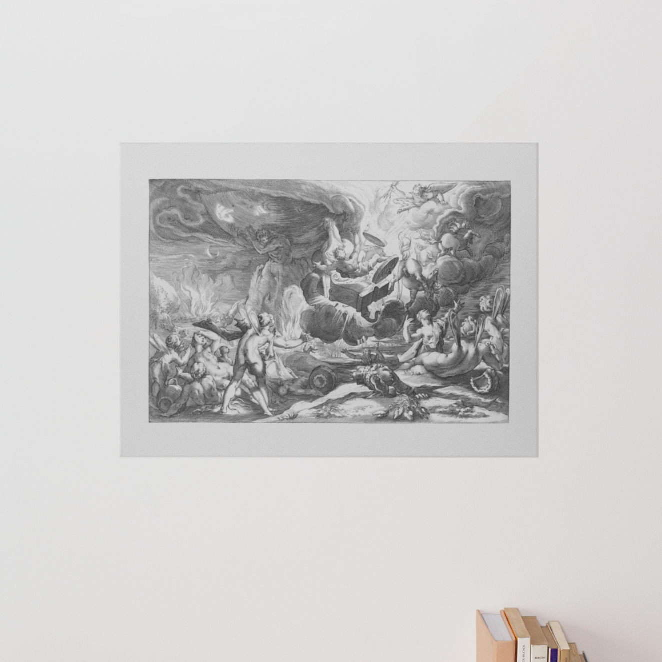 The Fall of Phaeton from the Ovid's Metamorphoses Art Print
