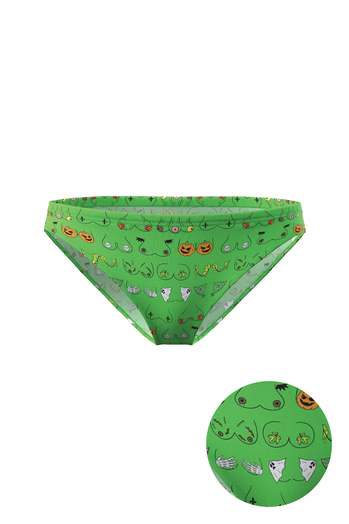 The Haunted Honkers | Halloween Bust Modal Bikini Underwear