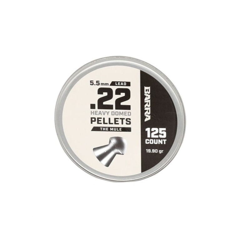Mule Heavy Domed .22 Caliber Pellets - 125 Count