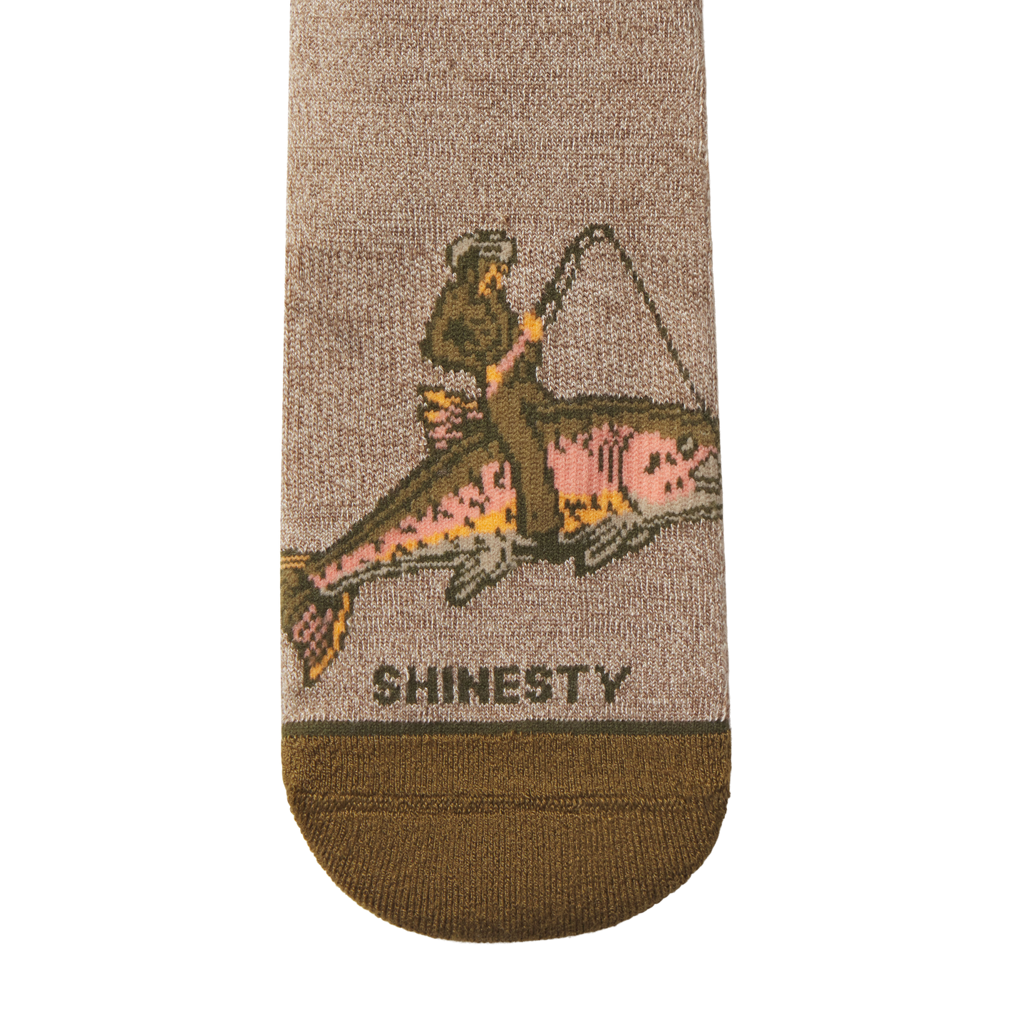 The Rowdy Angler | Fish Cowboy Heel Hammock™ Crew Socks