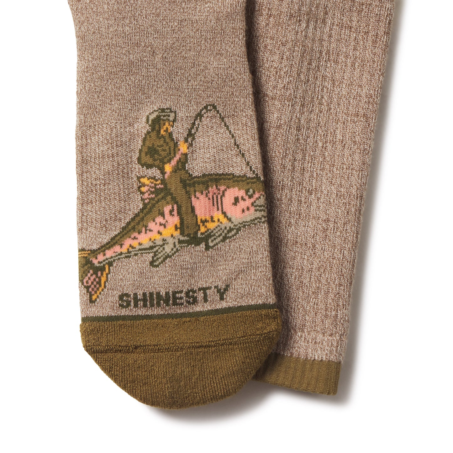The Rowdy Angler | Fish Cowboy Heel Hammock™ Crew Socks