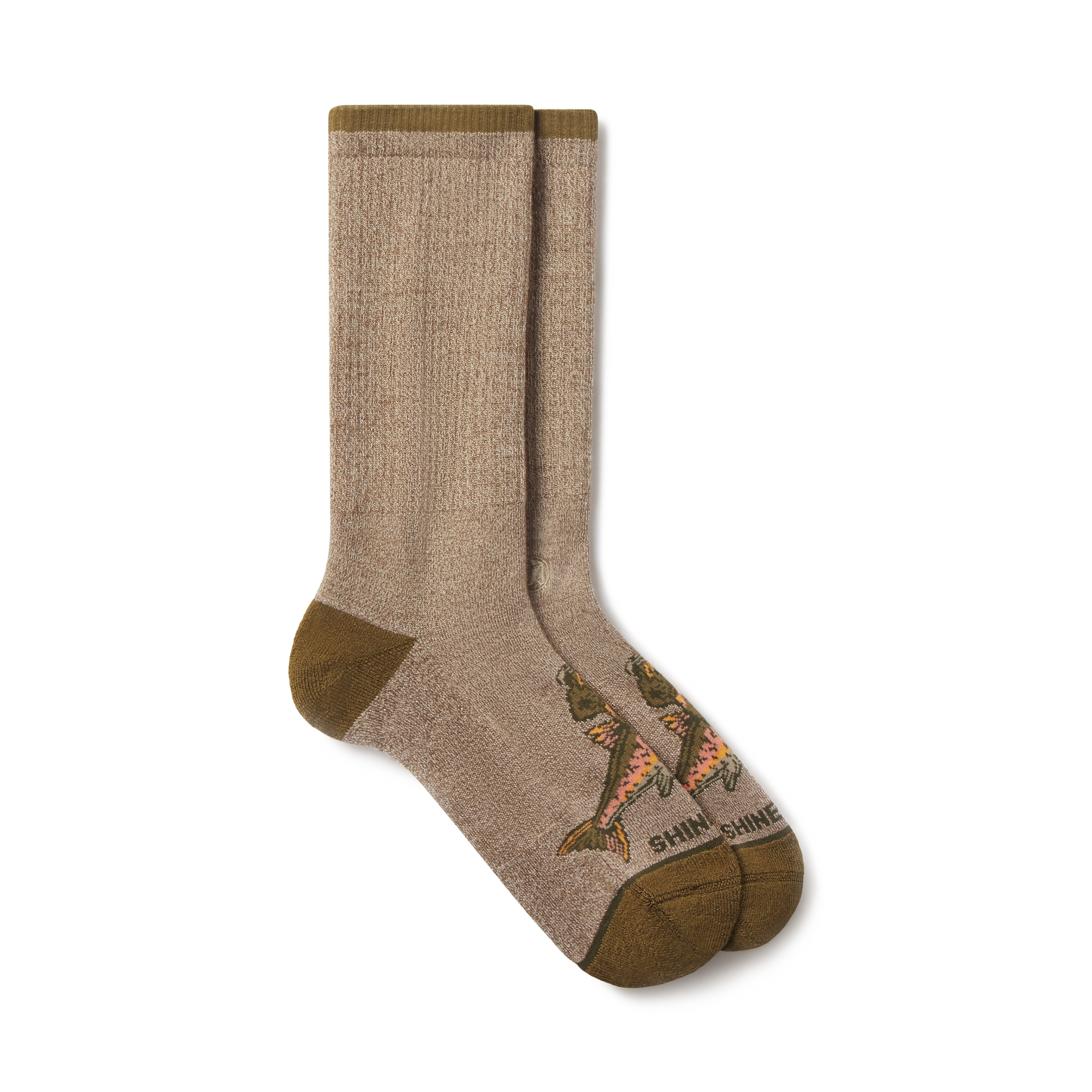 The Rowdy Angler | Fish Cowboy Heel Hammock™ Crew Socks