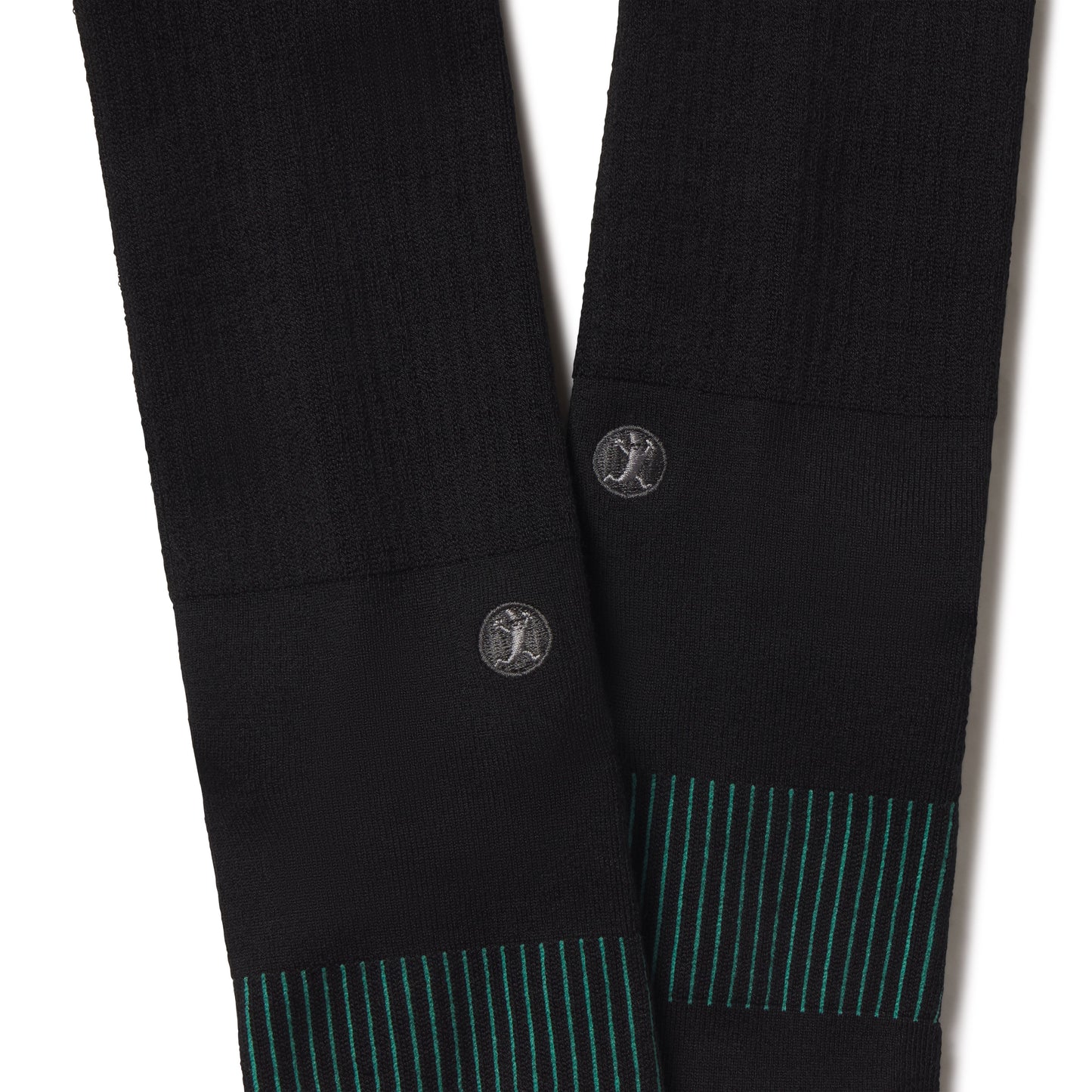 The Threat Level Midnight | Black Stay Weird Heel Hammock™ Crew Socks