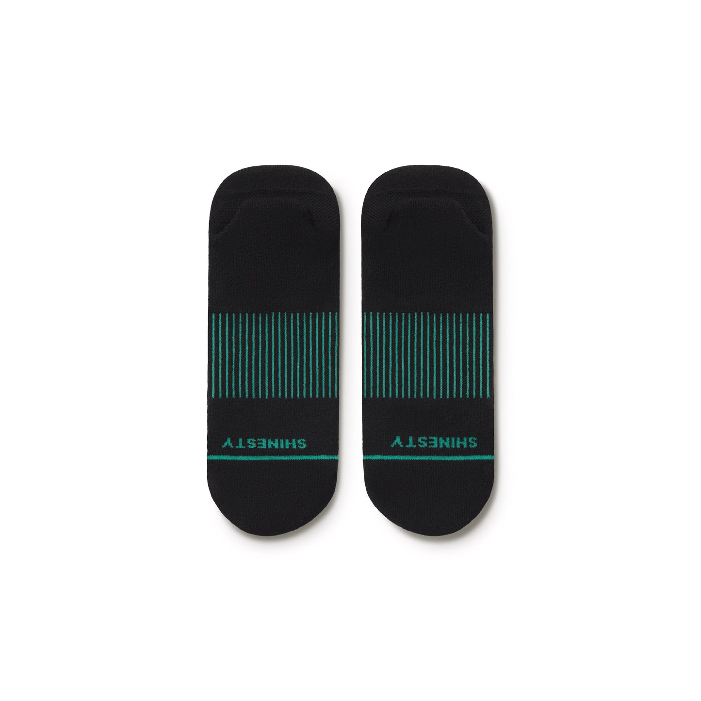 The Threat Level Midnight | Black Stay Weird Heel Hammock™ Ankle Socks