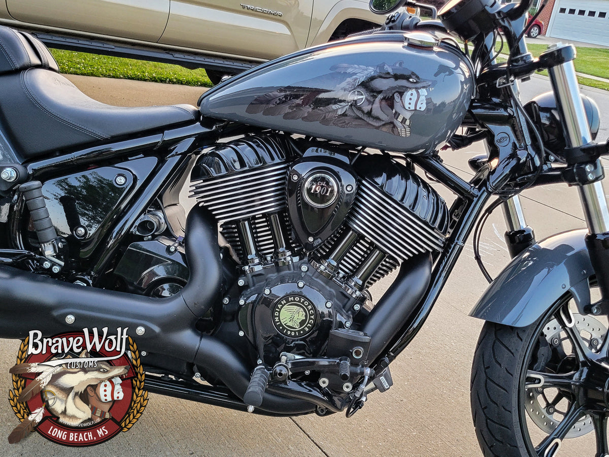 CLEARANCE -The Black Wolf - Dark-Universal Tank Decals