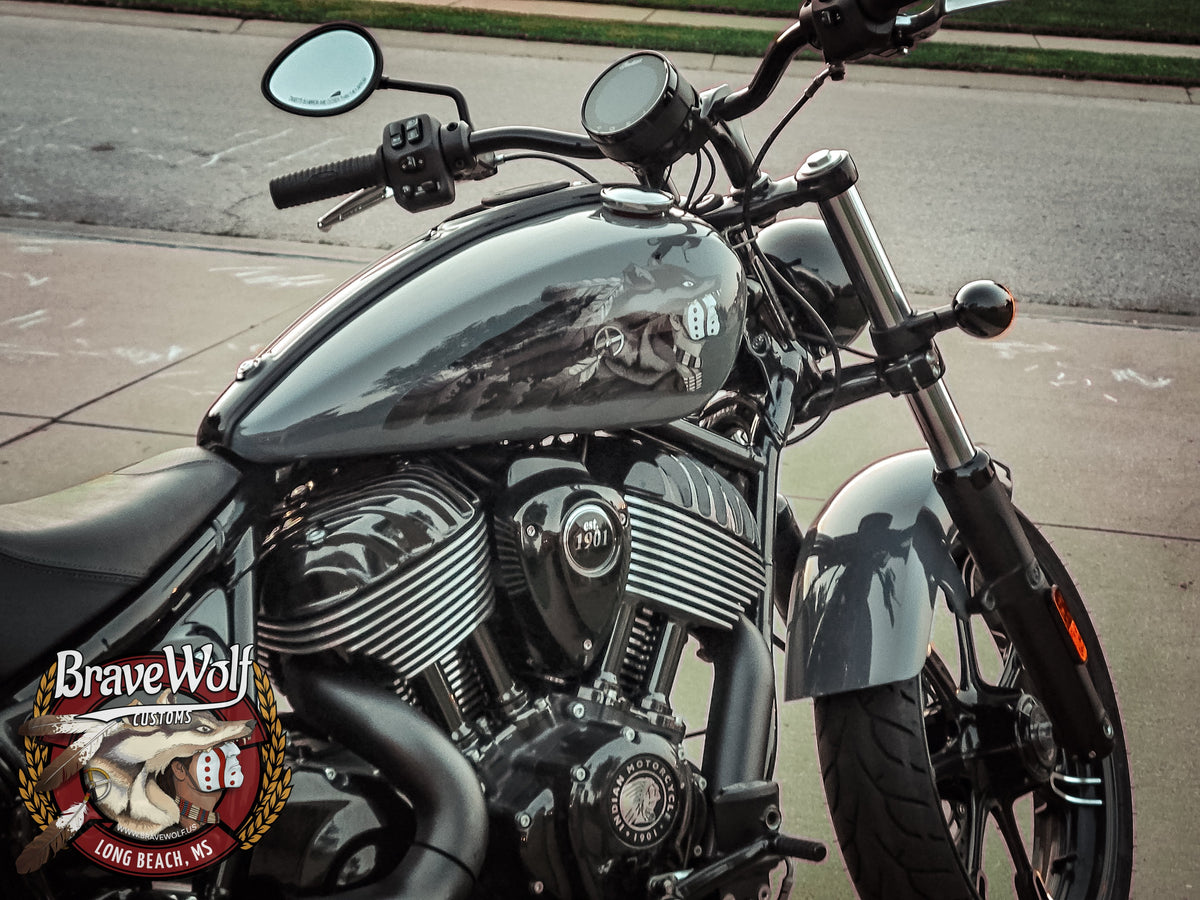 CLEARANCE -The Black Wolf - Dark-Universal Tank Decals
