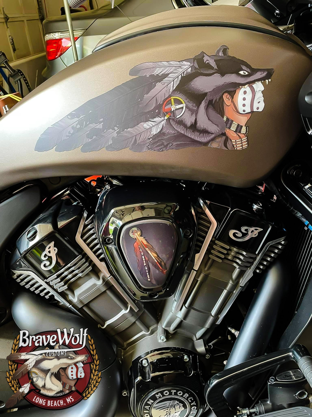 CLEARANCE - The Black Wolf-Universal Tank Decal