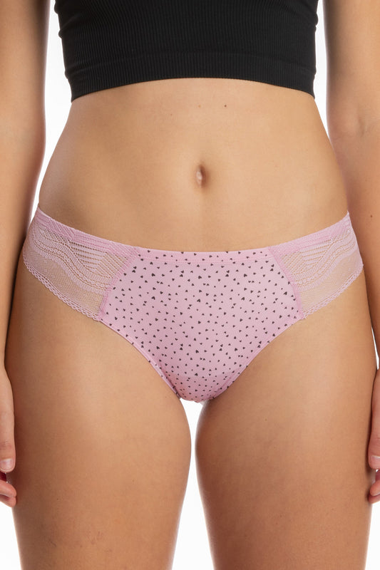 The Rom Com | Hearts Lace Thong