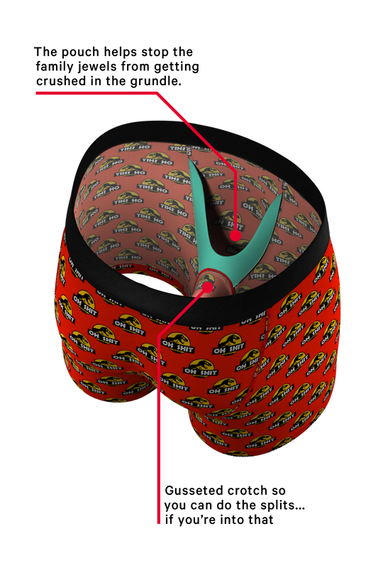 They're Back | Dinosaur Printed Ball Hammock® Pouch Underwear