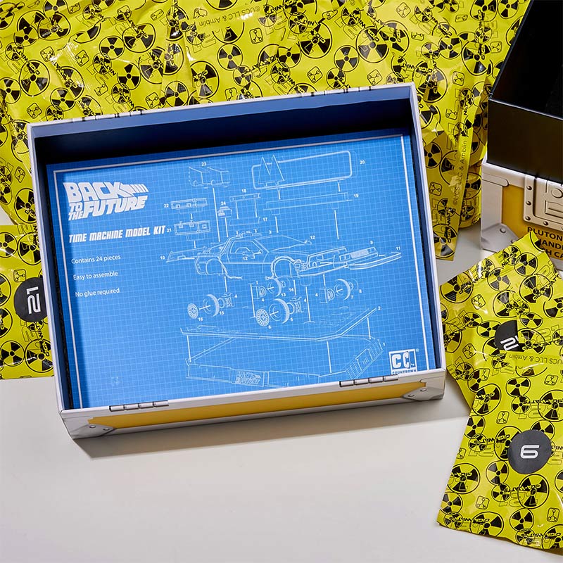 Back to the Future: Time Machine Countdown Character Model Kit