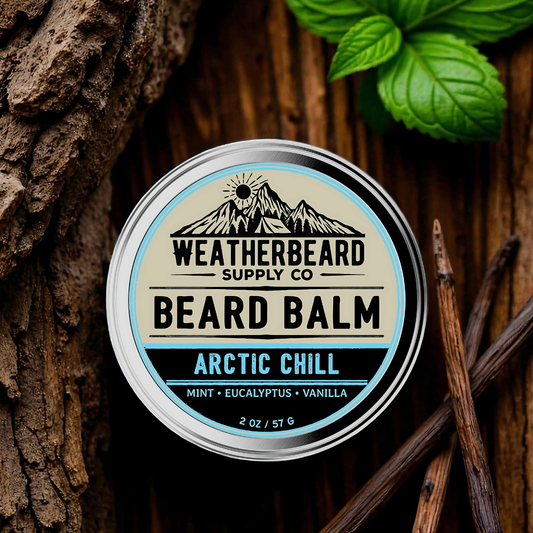 Arctic Chill Beard Balm - Mint, Eucalyptus, Vanilla