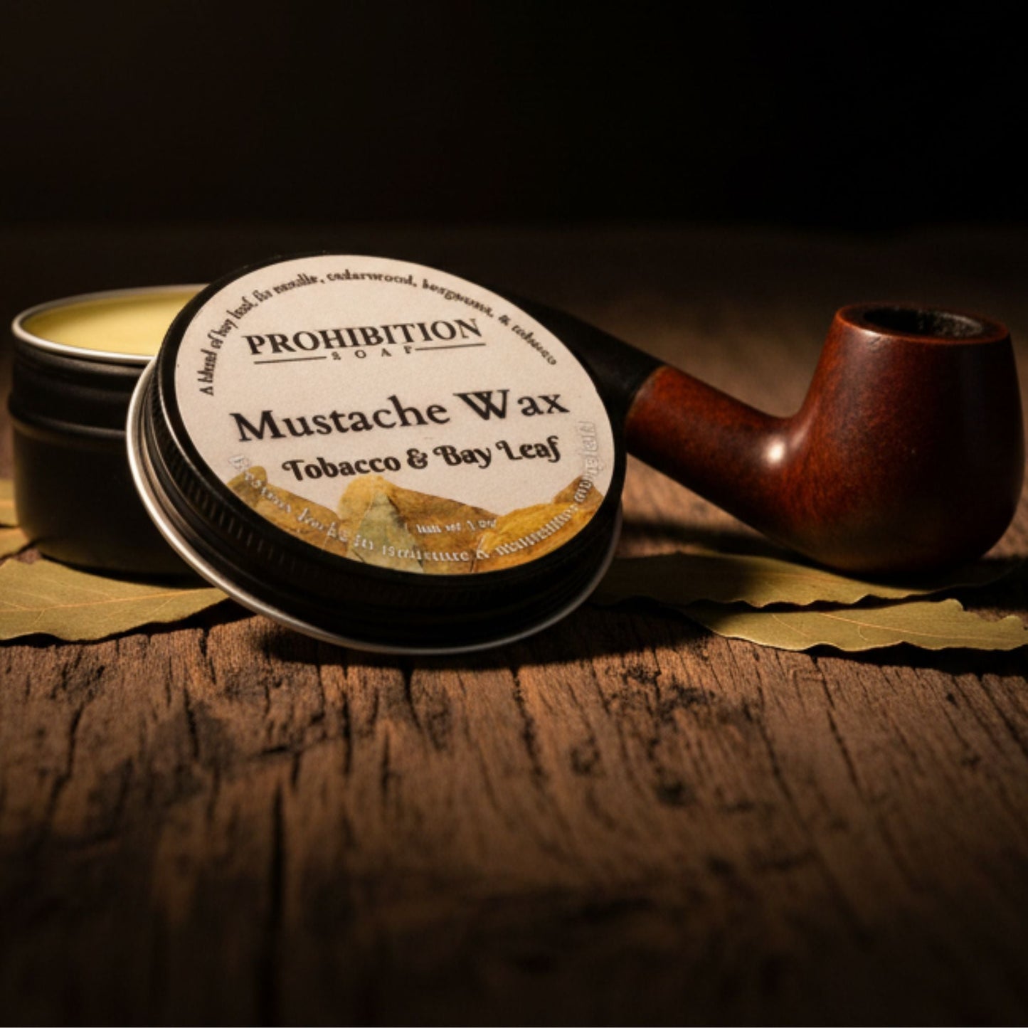 Tobacco & Bay Leaf Mustache Wax