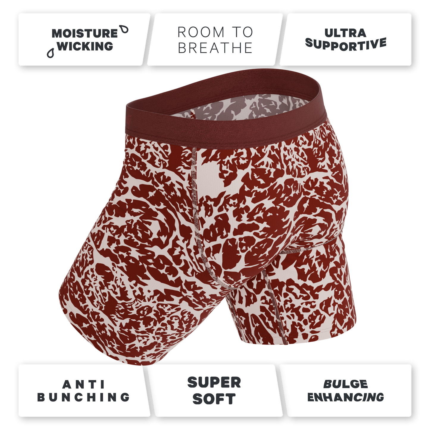 The Tomahawk | Marbled Meat Long Leg Ball Hammock® Pouch Underwear With Fly