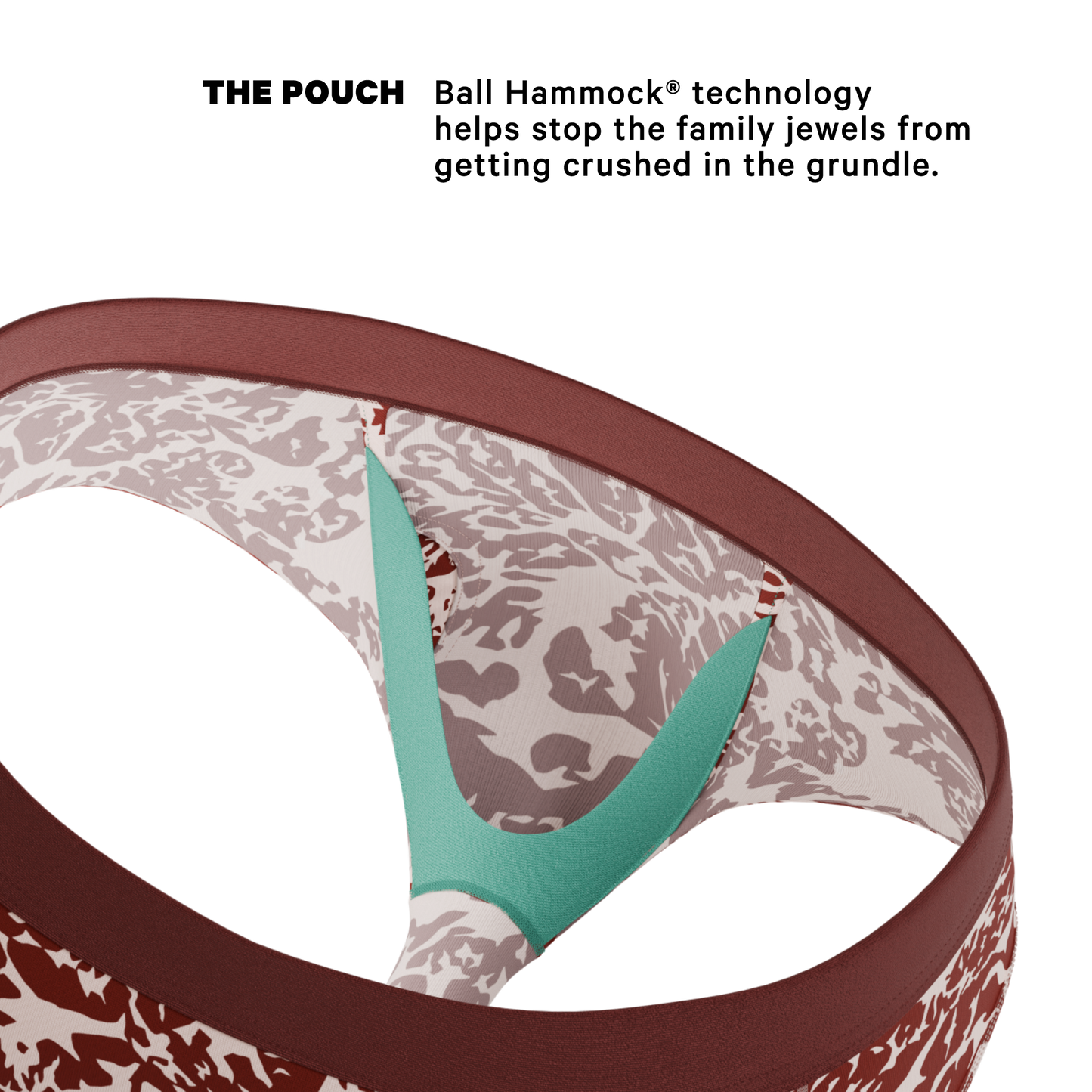 The Tomahawk | Marbled Meat Ball Hammock® Pouch Underwear Briefs
