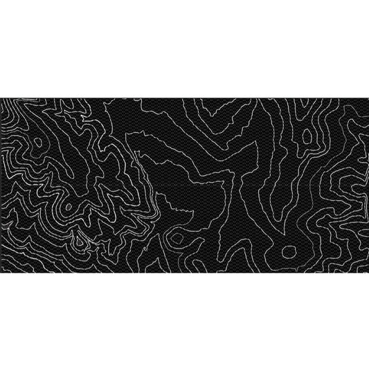 Topo Map Black