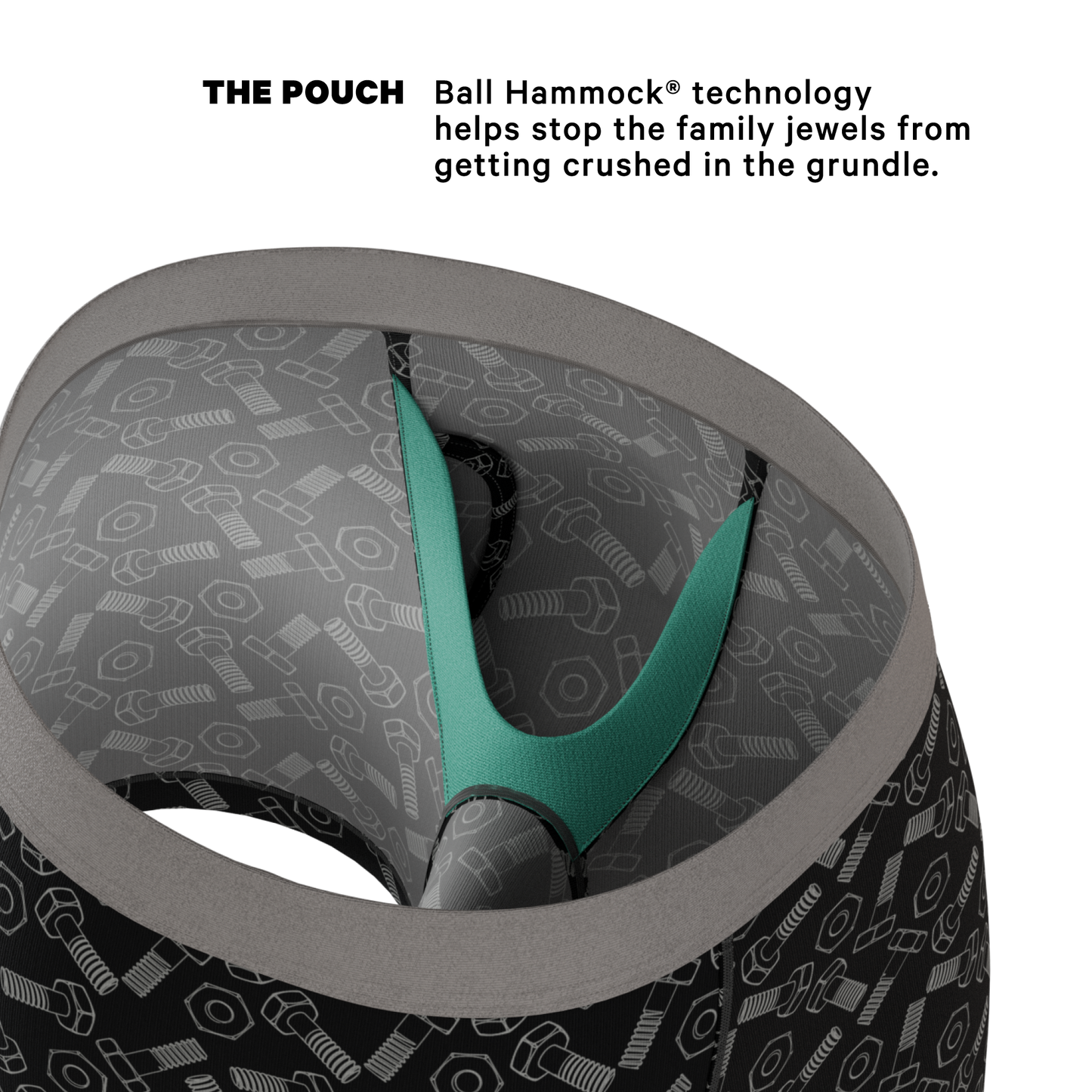 The Torque It | Wrench Ball Hammock® Pouch Underwear With Fly