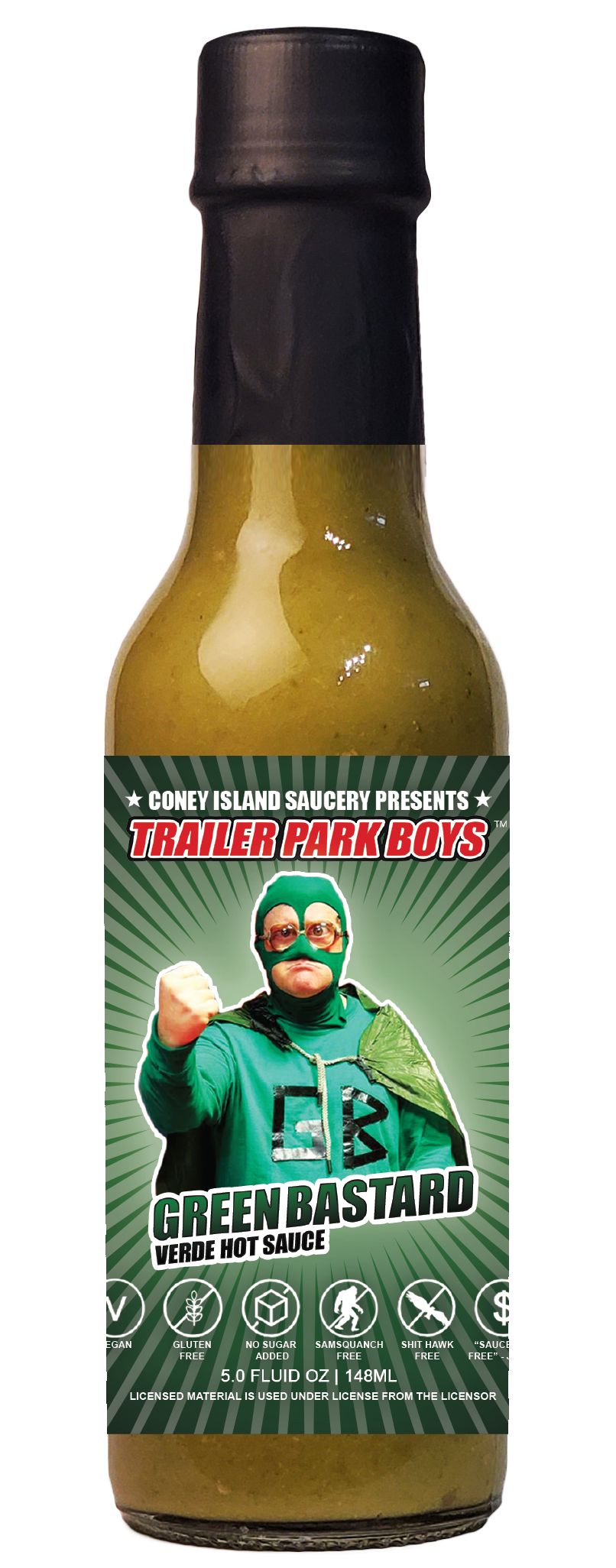 Trailer Park Boys - Green Bastard Hot Sauce 5oz