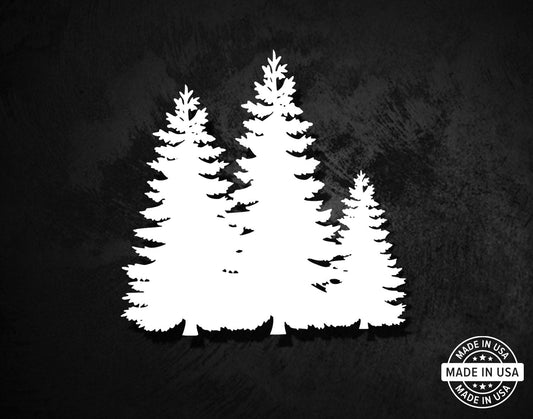Trees Silhouette Decal