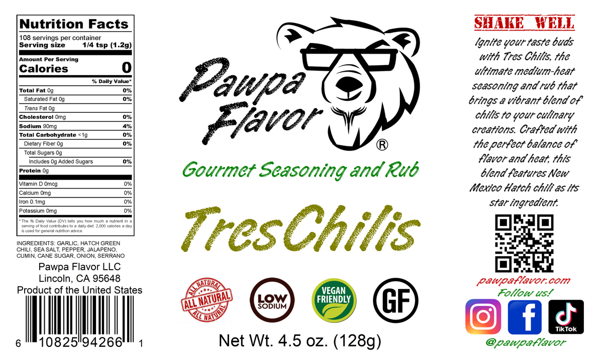Pawpa Flavor Tres Chilis - Limited Edition