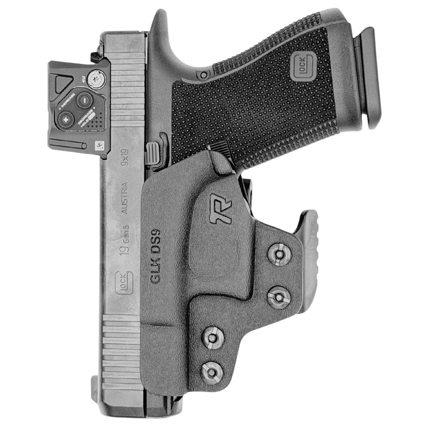 Trigger Guard Holster fits: Glock 17 19 19X 26 31 32 33 34 45 47 49