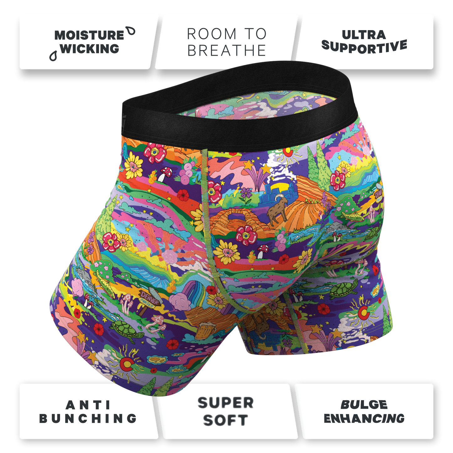 The Trippy Colorado | Trippy Colorado Ball Hammock® Pouch Underwear With Fly