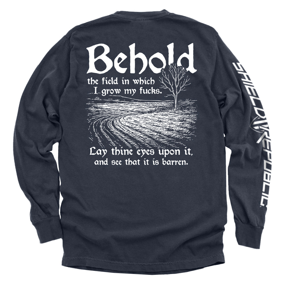 Behold the field in which I grow my Fs