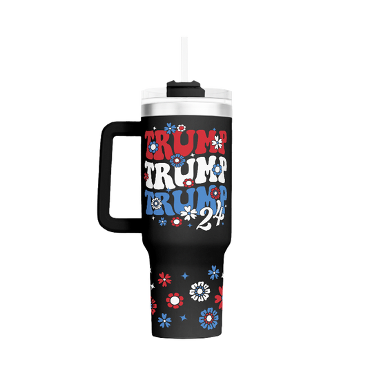 Trump - Flower Power - 40oz Tumbler - 2615