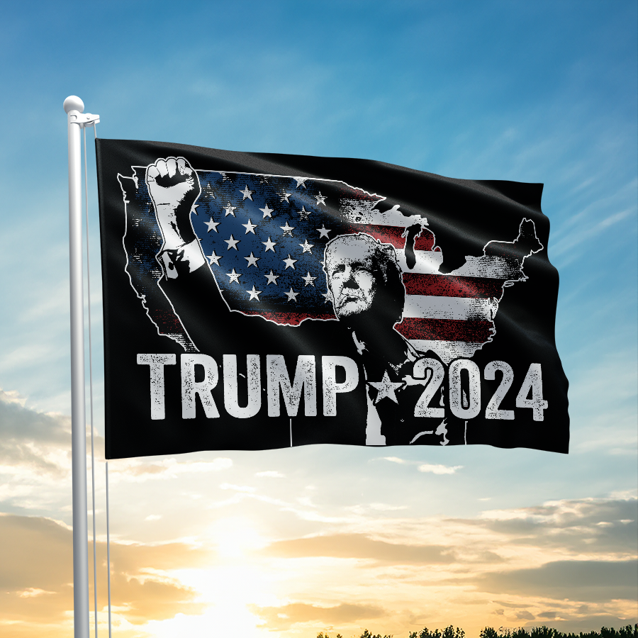 Trump 2024 - FIGHT Flag - 2999