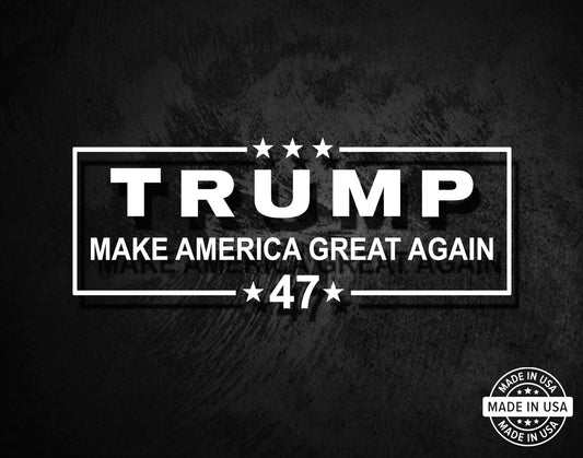 Trump 47 - Make America Great Again Decal
