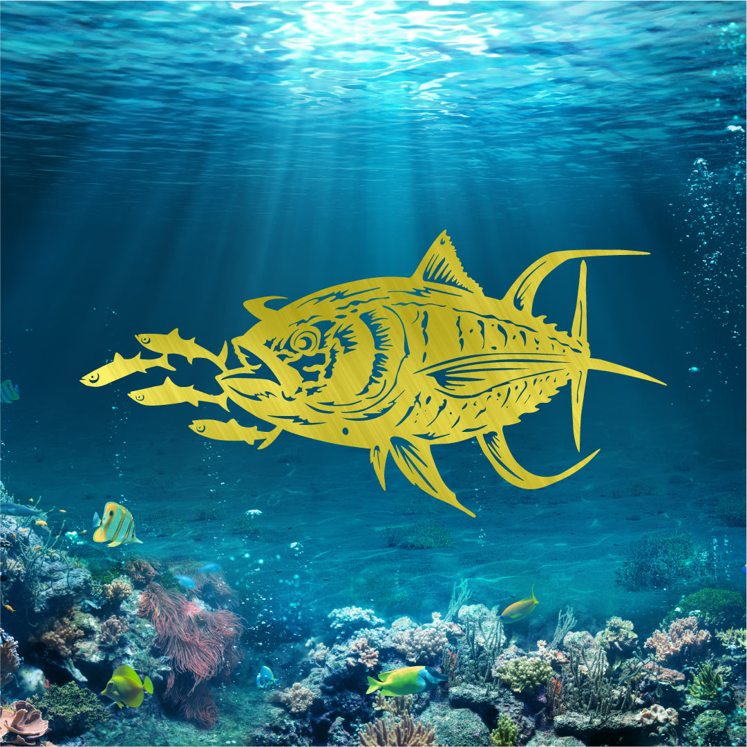 Tuna Chasing Bait