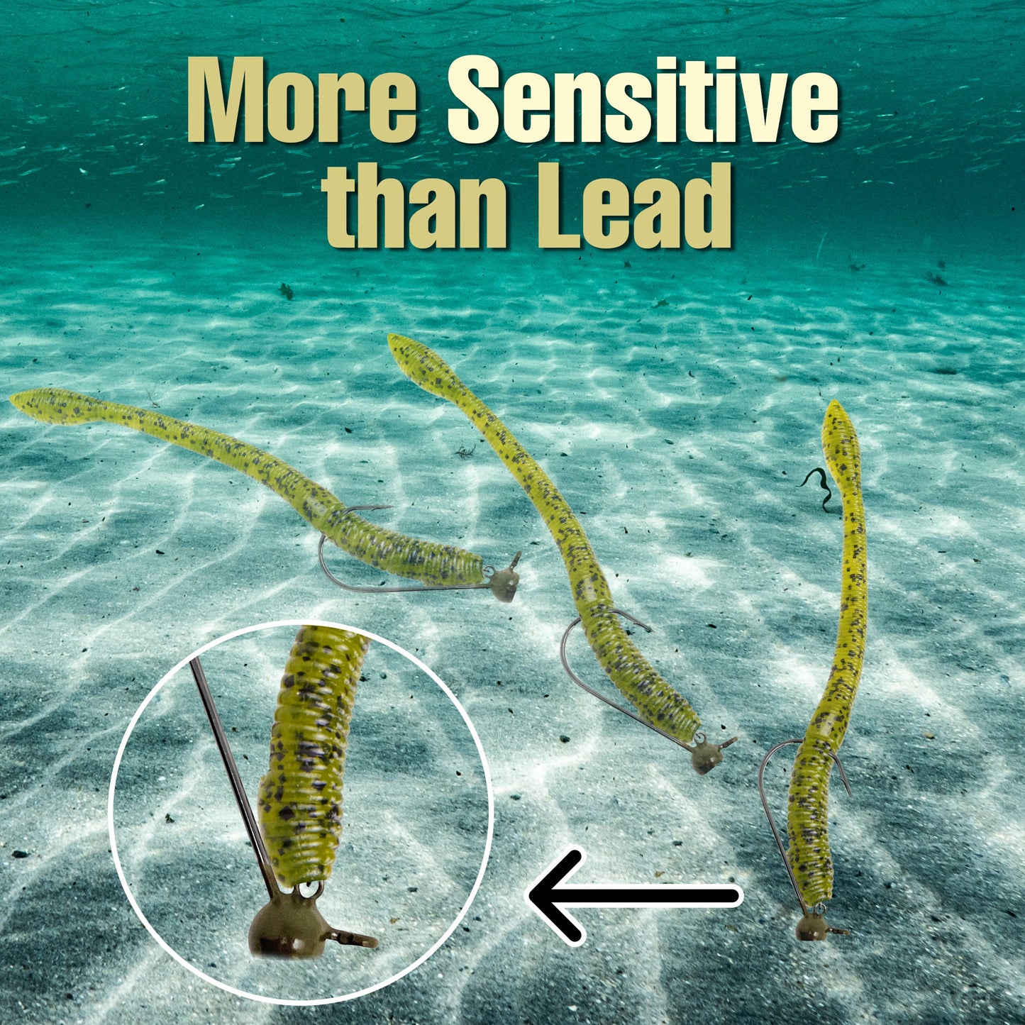 Reaction Tackle Tungsten Stand-Up Shaky Head Jigs (5 pack)