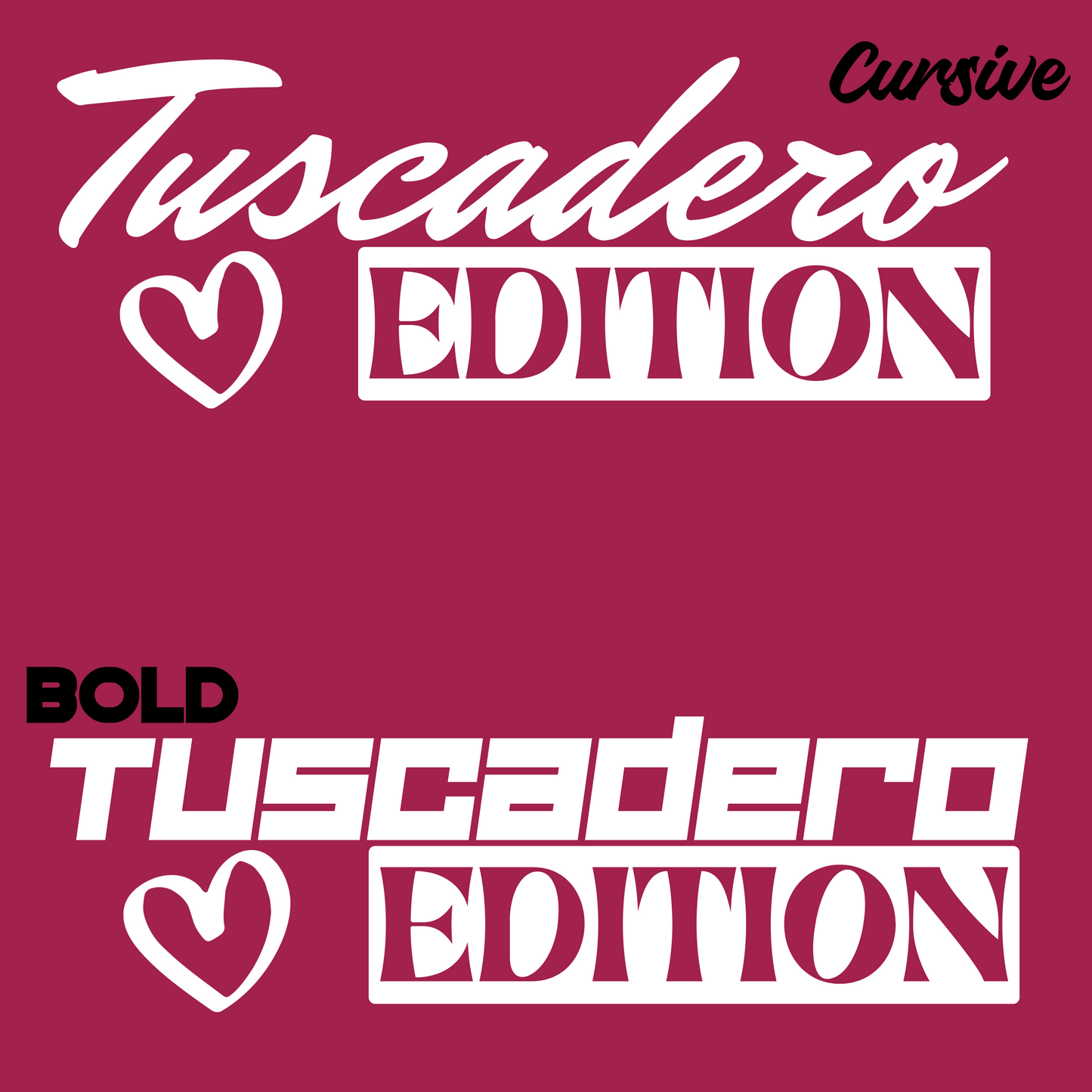 Tuscadero Edition Decal - 2 Pack
