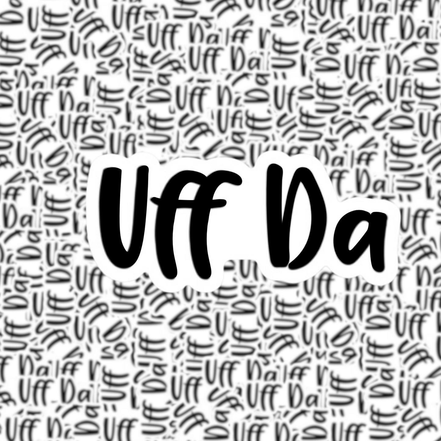 Uff Da Sticker