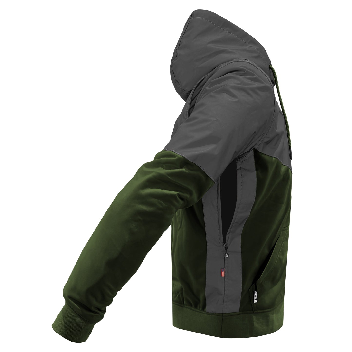 Ultra Reflective Hoodie Army Green Nebula
