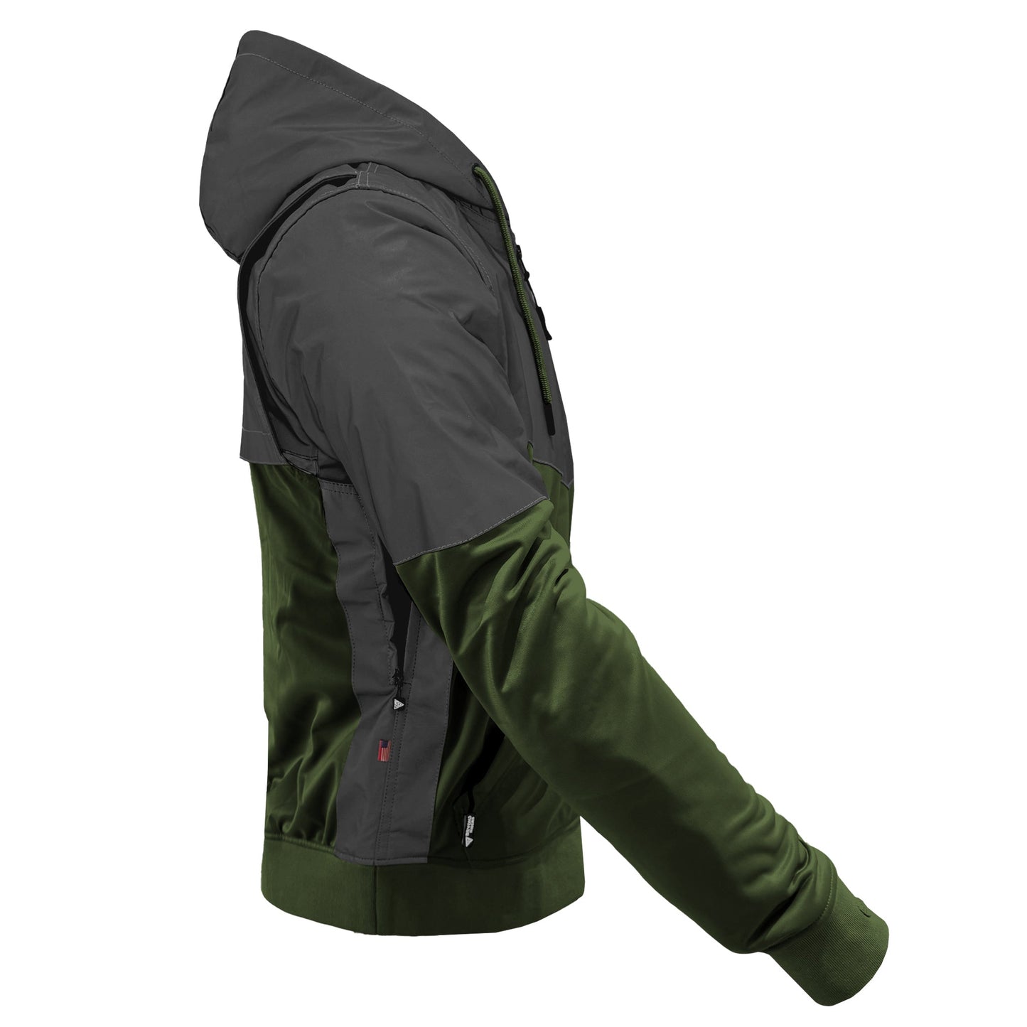 Ultra Reflective Hoodie Army Green Nebula