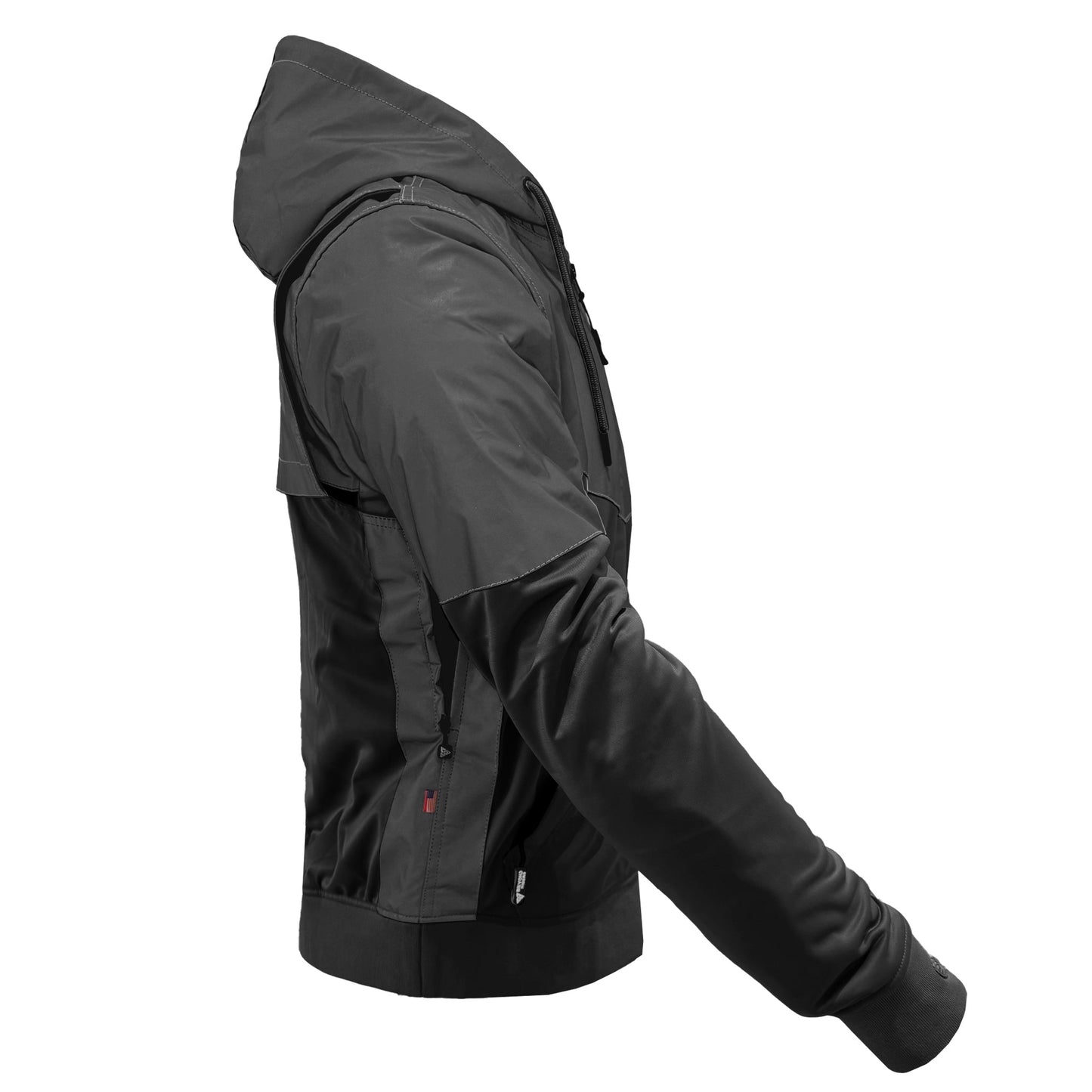 Ultra Reflective Hoodie "Nightfall Nebula" - Black and Black
