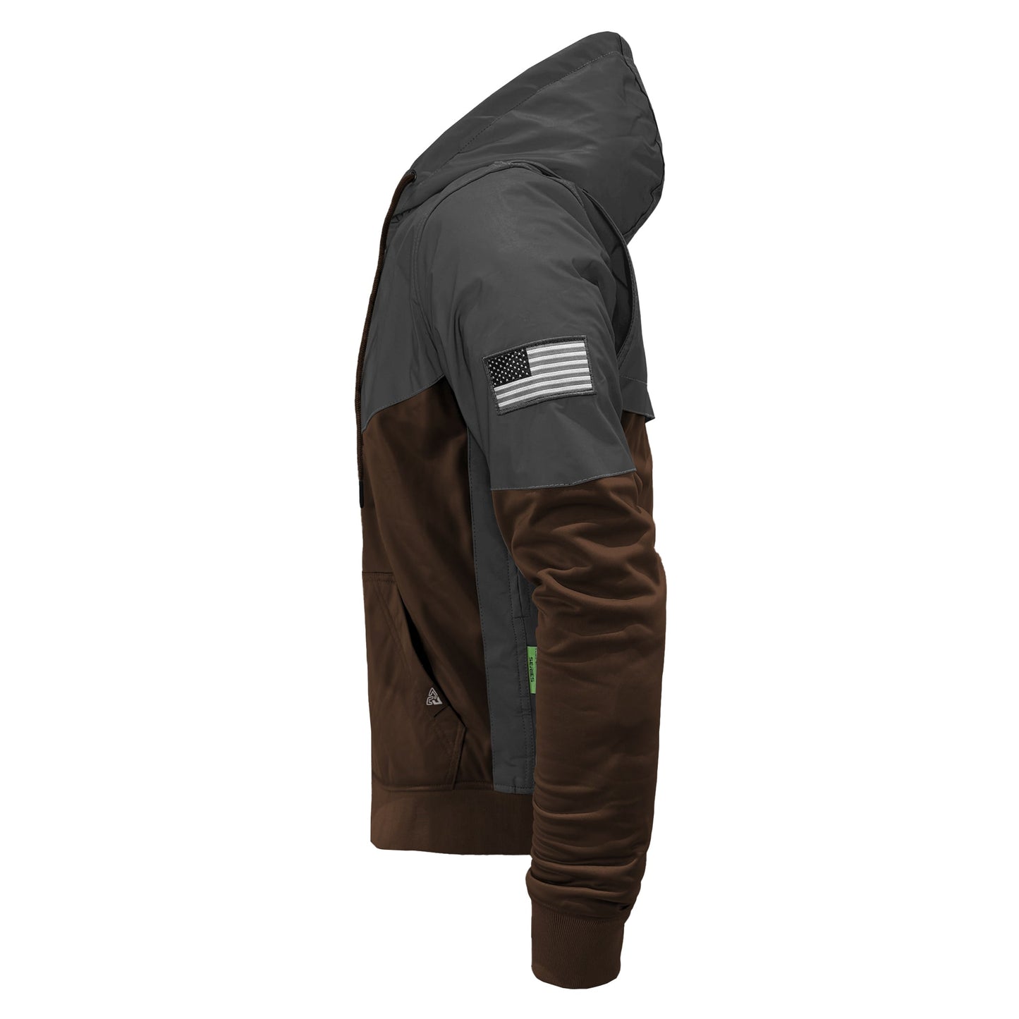 Ultra Reflective Hoodie Brown Nebula