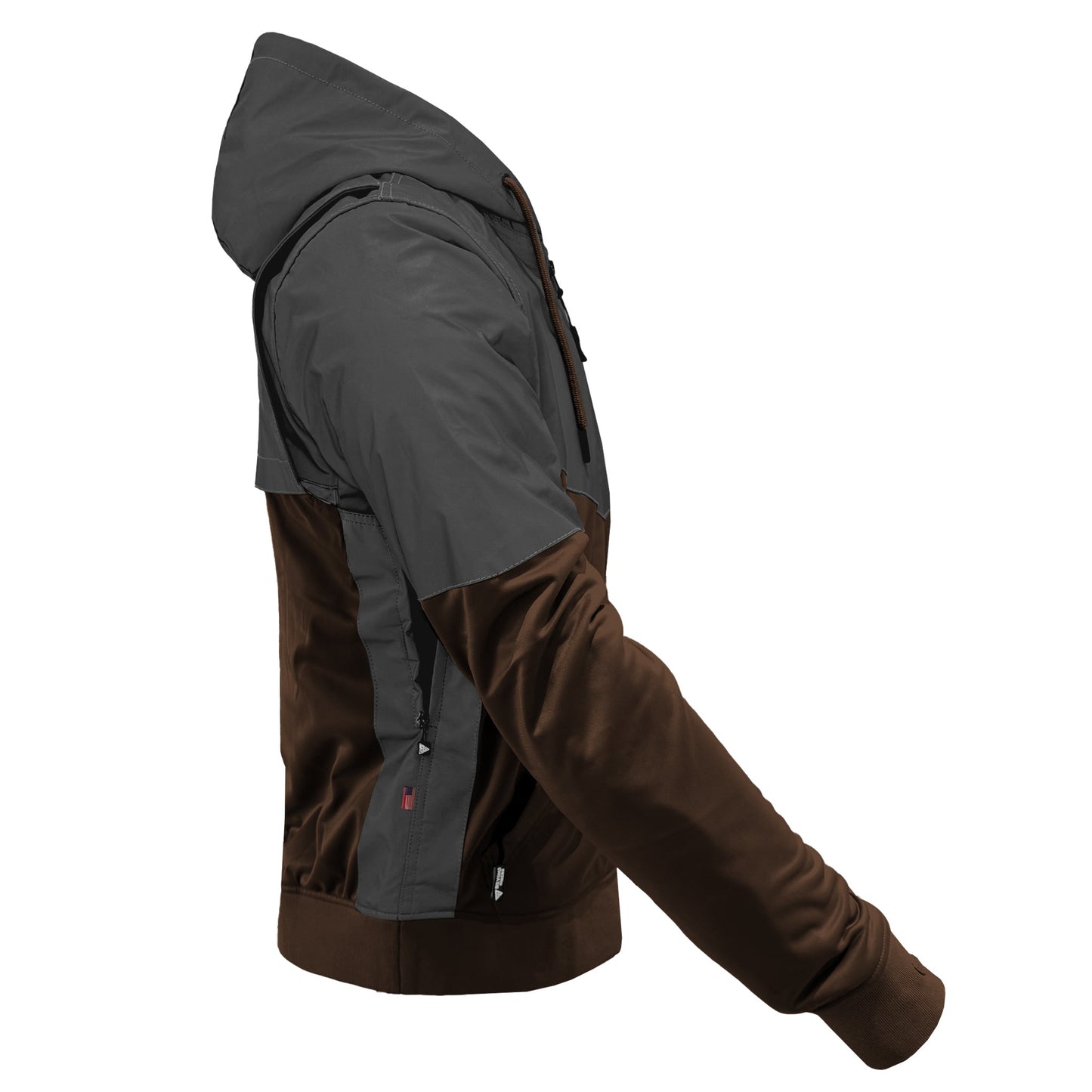Ultra Reflective Hoodie Brown Nebula