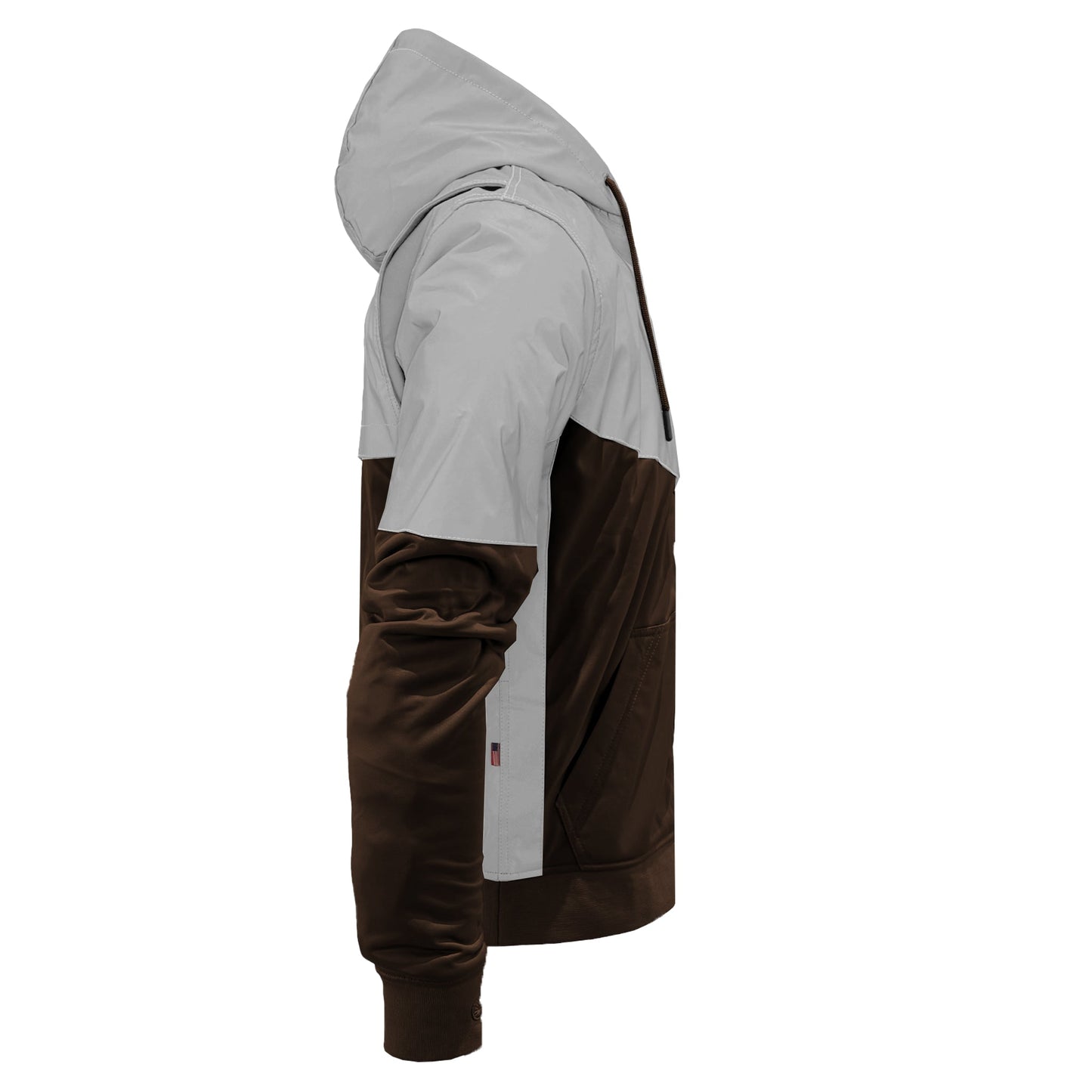Ultra Reflective Hoodie Brown Eclipse