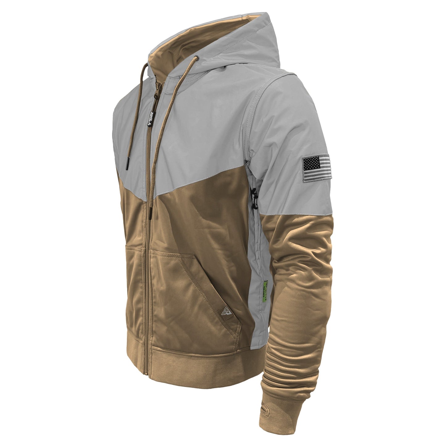 Ultra Reflective Hoodie Camel Eclipse