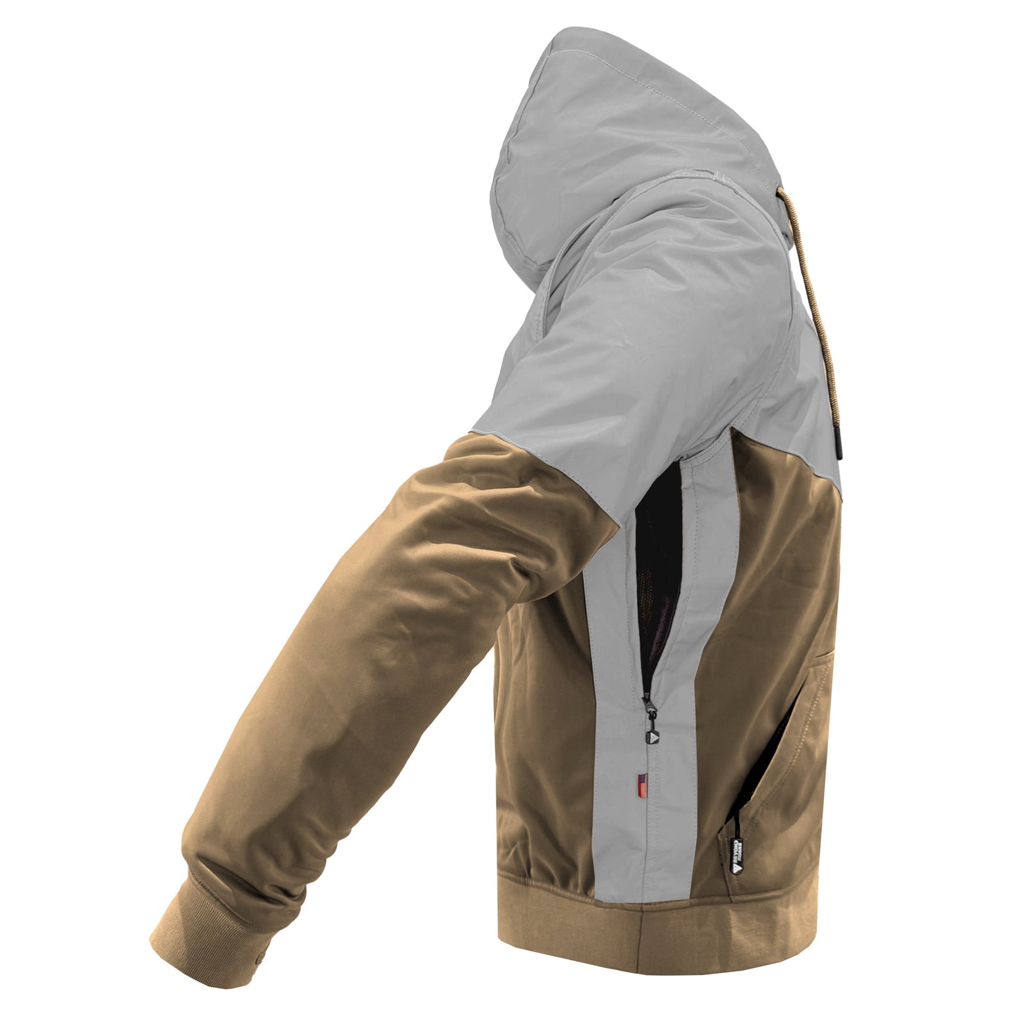 Ultra Reflective Hoodie Camel Eclipse
