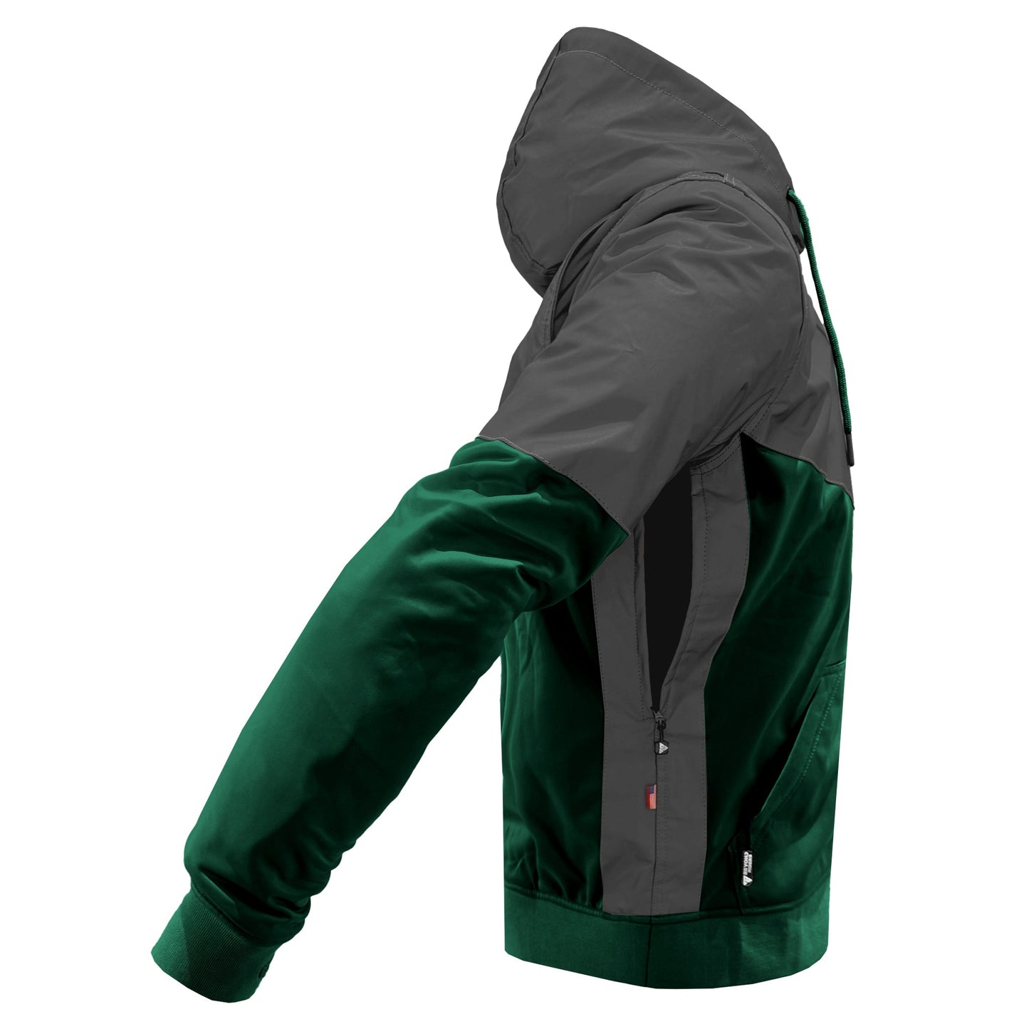 Ultra Reflective Hoodie Dark Green Nebula