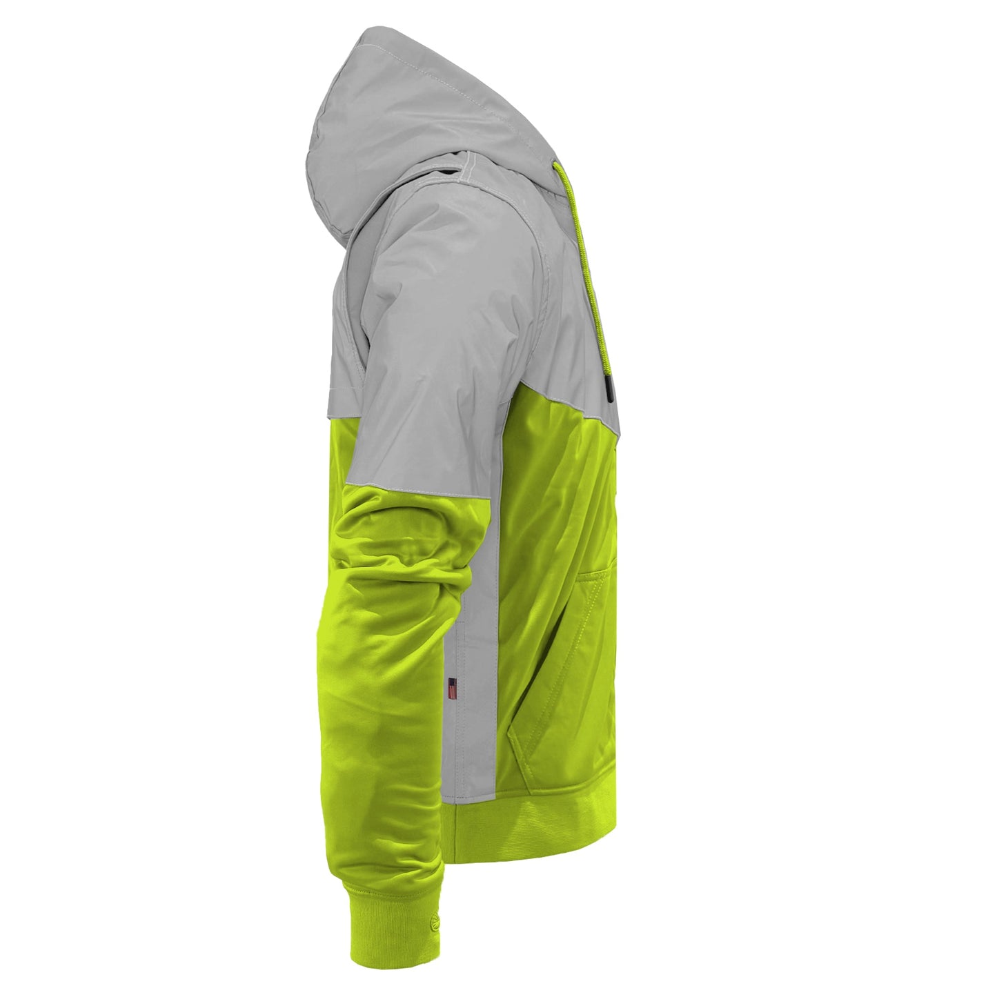 Ultra Reflective Hoodie Hi Vis Green Eclipse