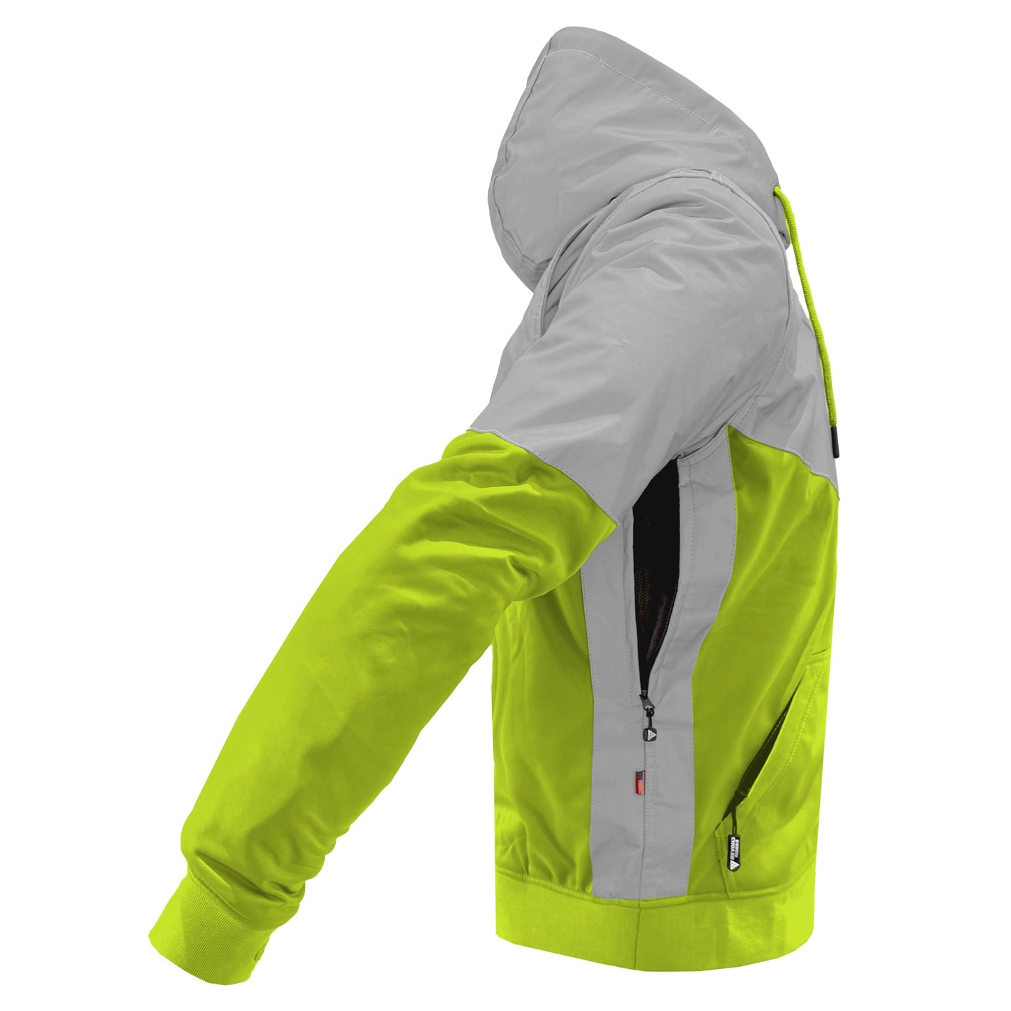 Ultra Reflective Hoodie Hi Vis Green Eclipse