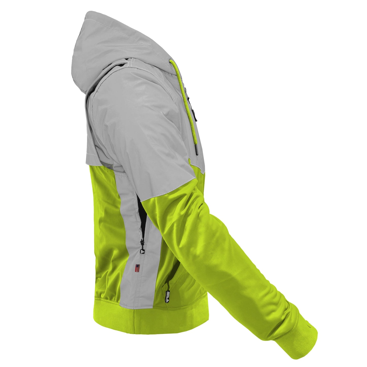 Ultra Reflective Hoodie Hi Vis Green Eclipse