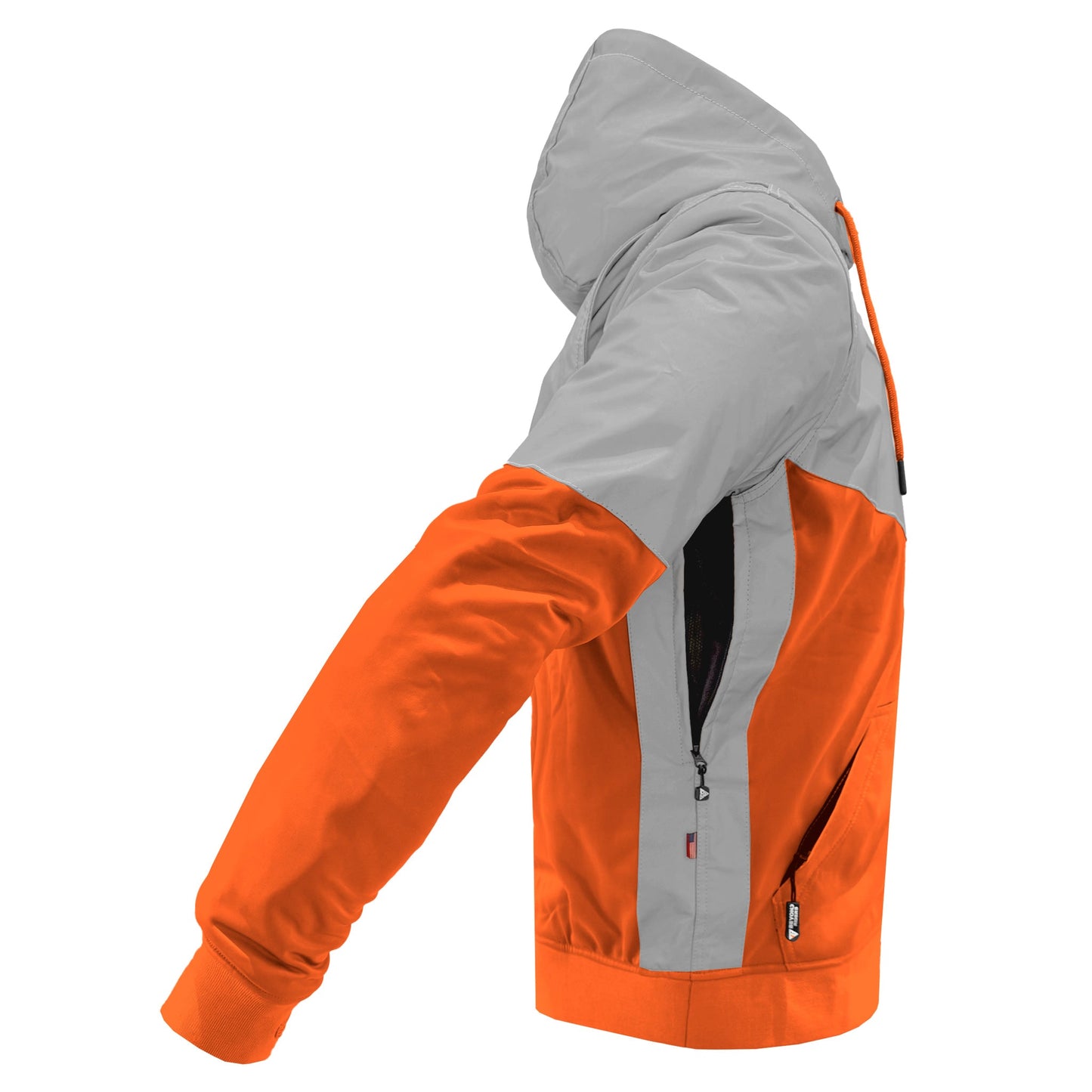 Ultra Reflective Hoodie Hi Vis Orange Eclipse