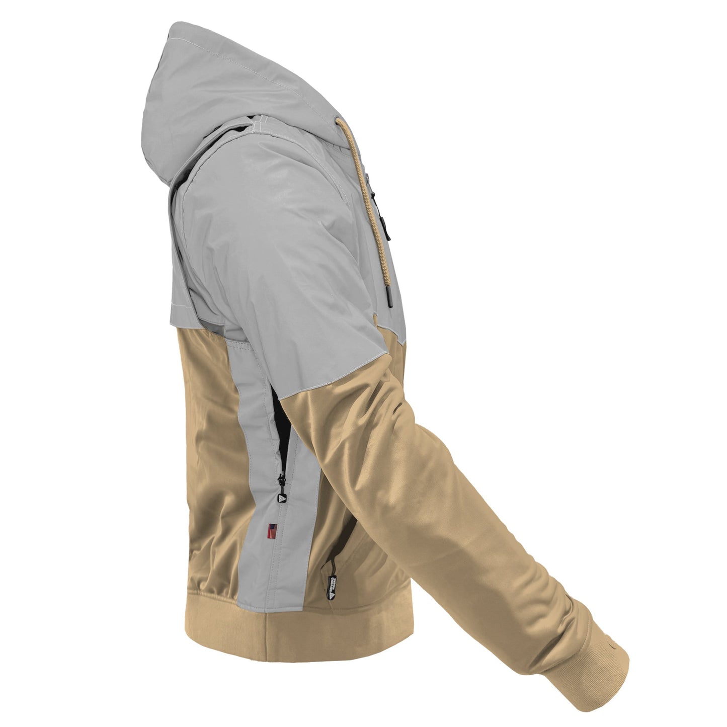 Ultra Reflective Hoodie Khaki Eclipse