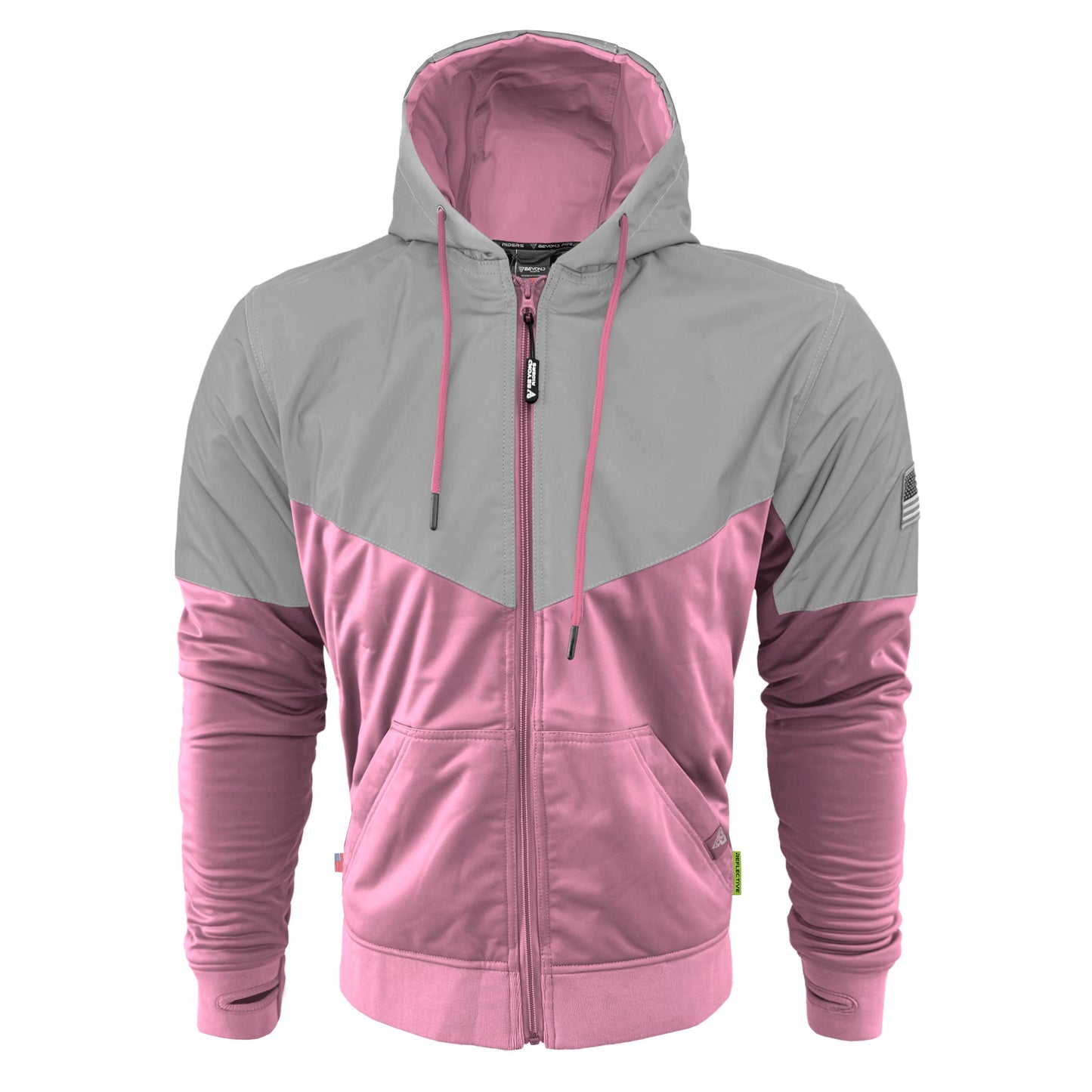 Ultra Reflective Hoodie Light Pink Eclipse