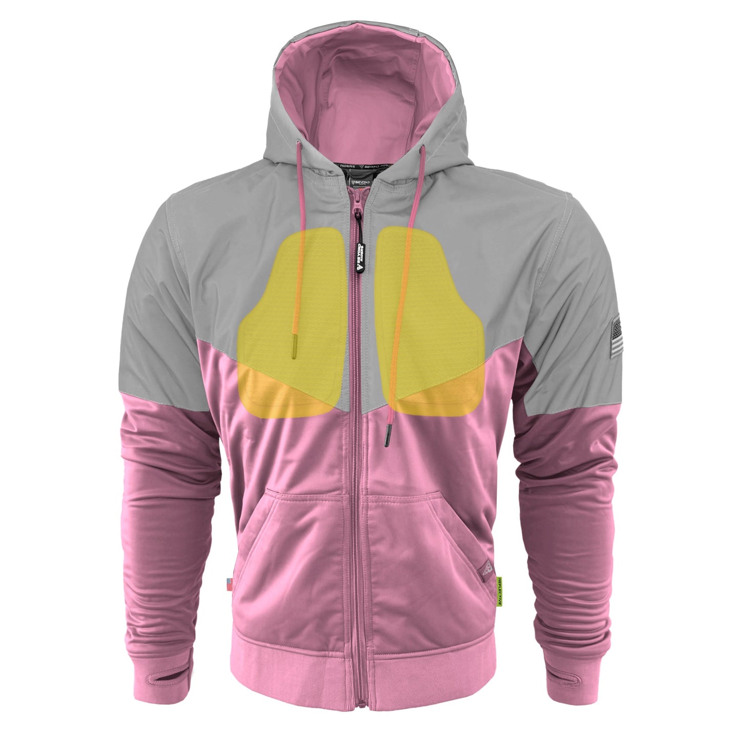 Ultra Reflective Hoodie Light Pink Eclipse