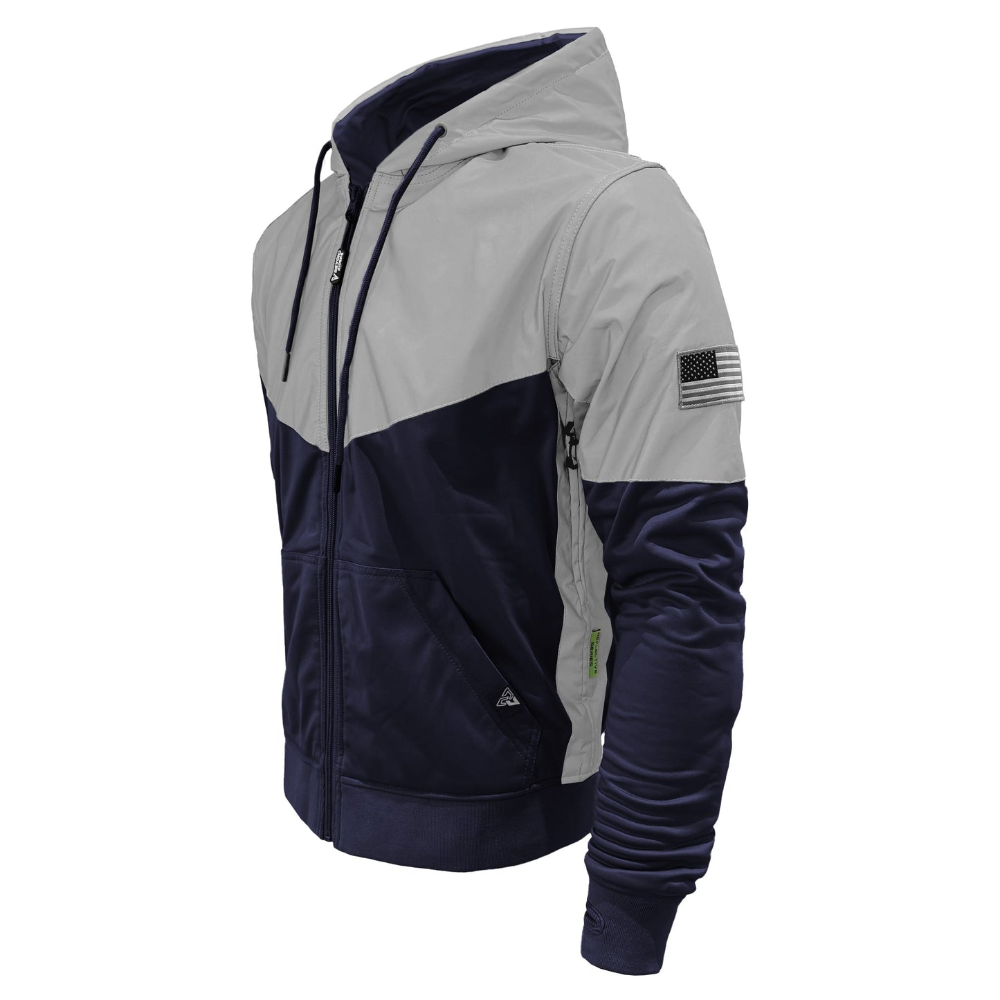 Ultra Reflective Hoodie Navy Blue Eclipse